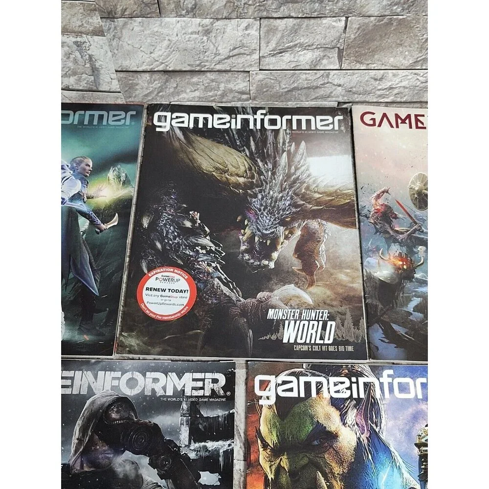 Lot Of 5 Game Informer Magazine Issues 294, 296, 298, 299, 300